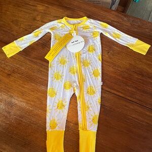 Little Sleepies Yellow Sun Kids Zippy